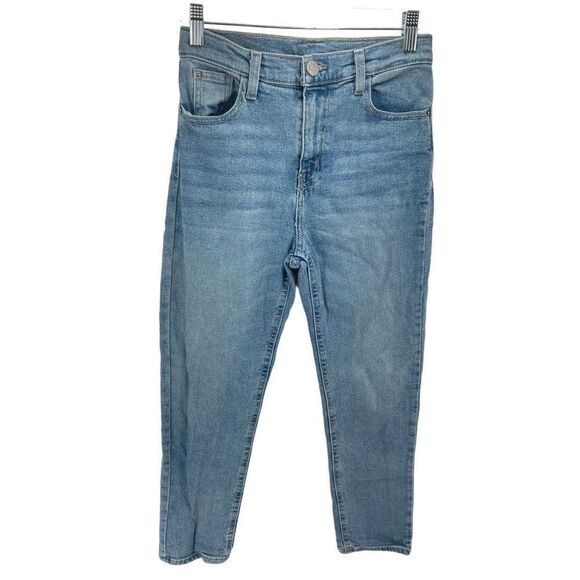 BDG Denim Womens Girlfriend Jeans Light Wash Stretch Mid Rise Blue Size 26 - Picture 11 of 12